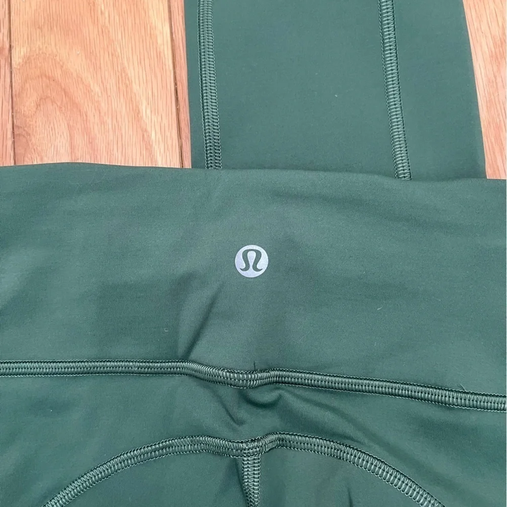 Lululemon Invigorate High Rise Tight 25" Algae Green Size 2 - Picture 4 of 6